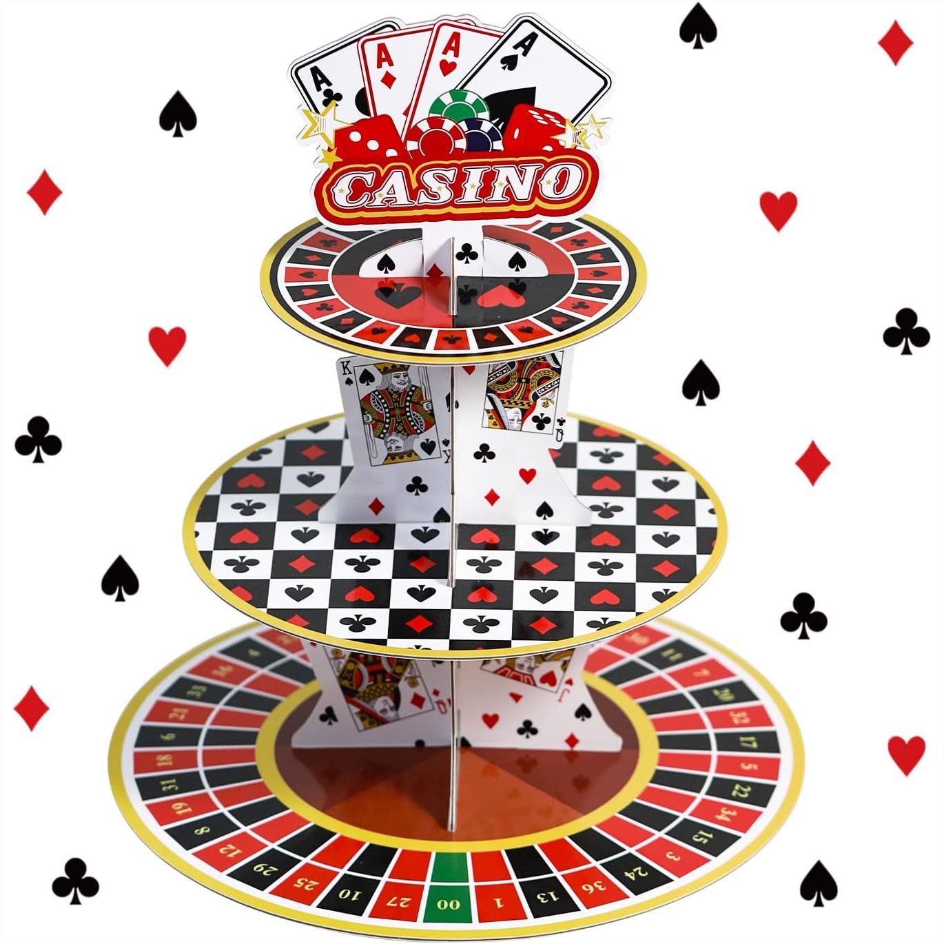Casino Cupcake Stand 3 Tier fo - Cupcake Stand Tier incelemesi ve fiyatı