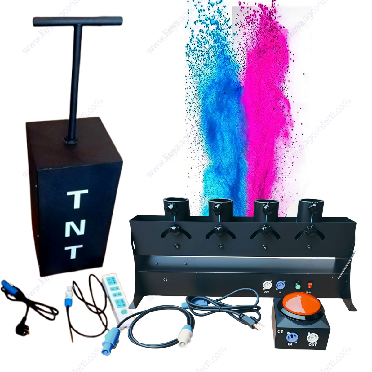Electronic Spray Confetti Powd - Confetti Cannon Tube incelemesi ve fiyatı