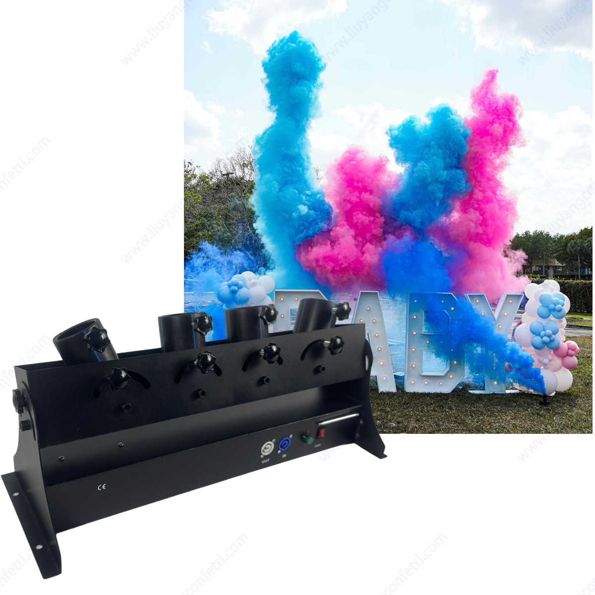 Electronic Spray Confetti Powd - Confetti Cannon Tube incelemesi ve fiyatı