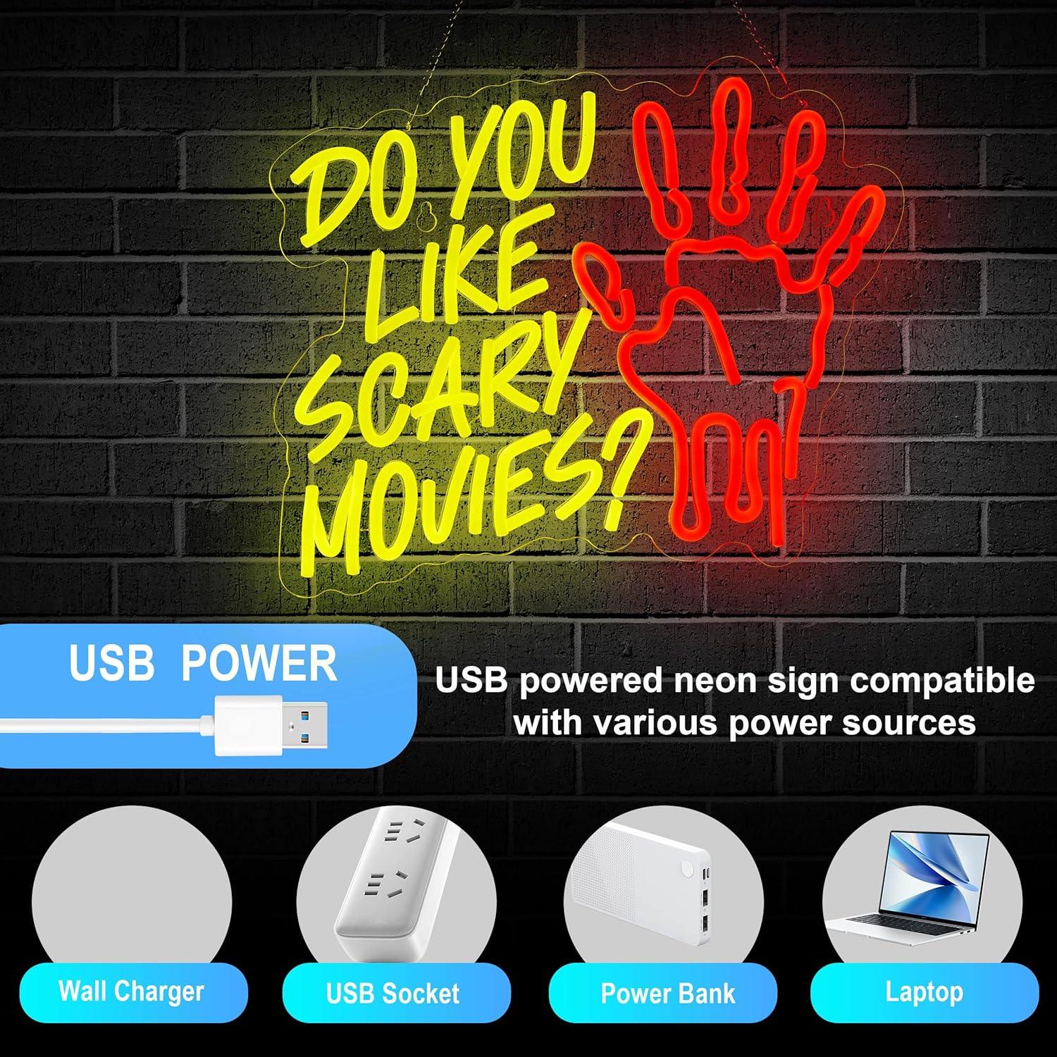 Do You Like Scary Movies Neon  - Neon Sign Party incelemesi ve fiyatı