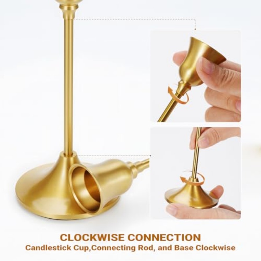 Taper Candle Stick Holder - 3P - Centerpiece Stick incelemesi ve fiyatı