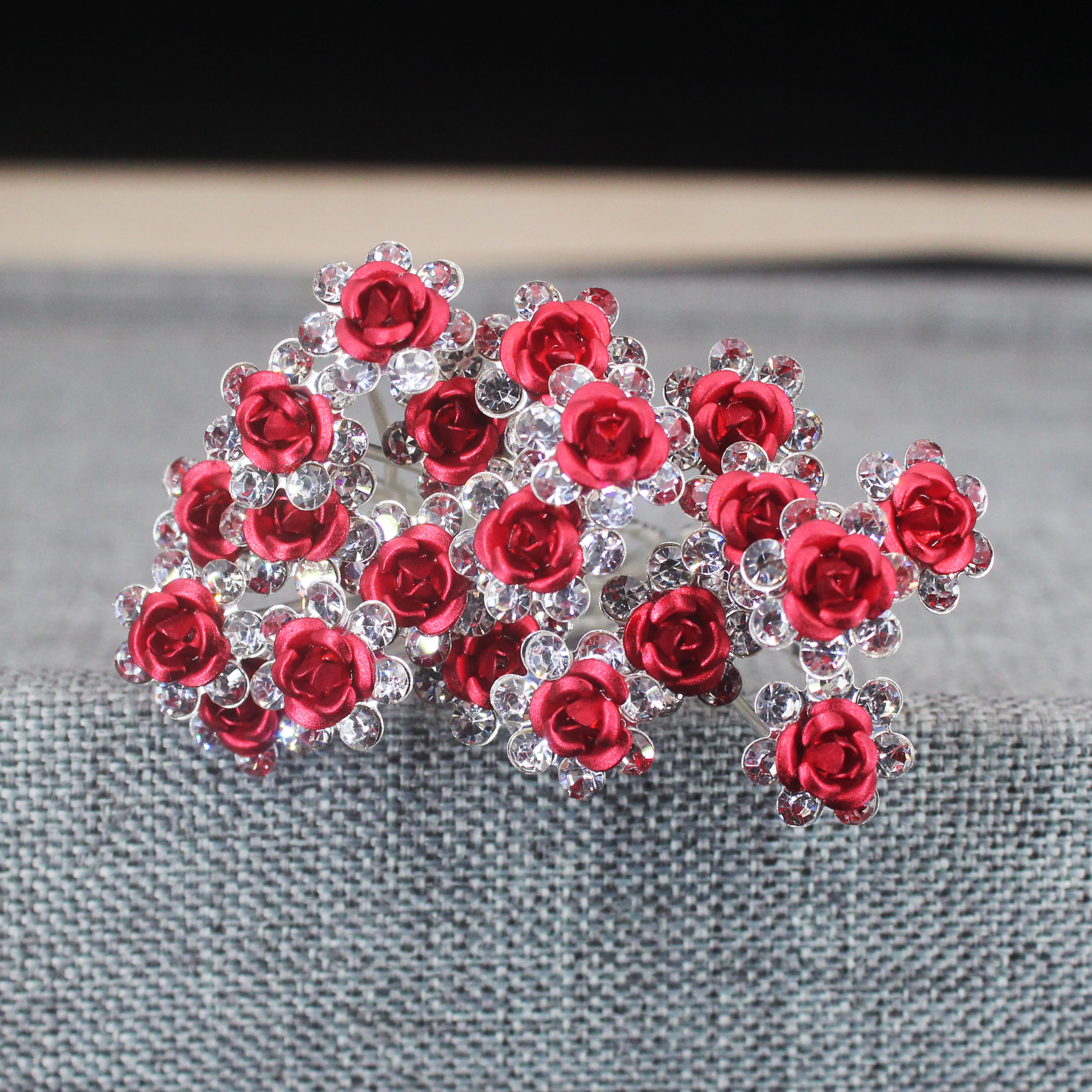 20PCS Rose Flower Rhinestone H - Event Suppliers incelemesi ve fiyatı