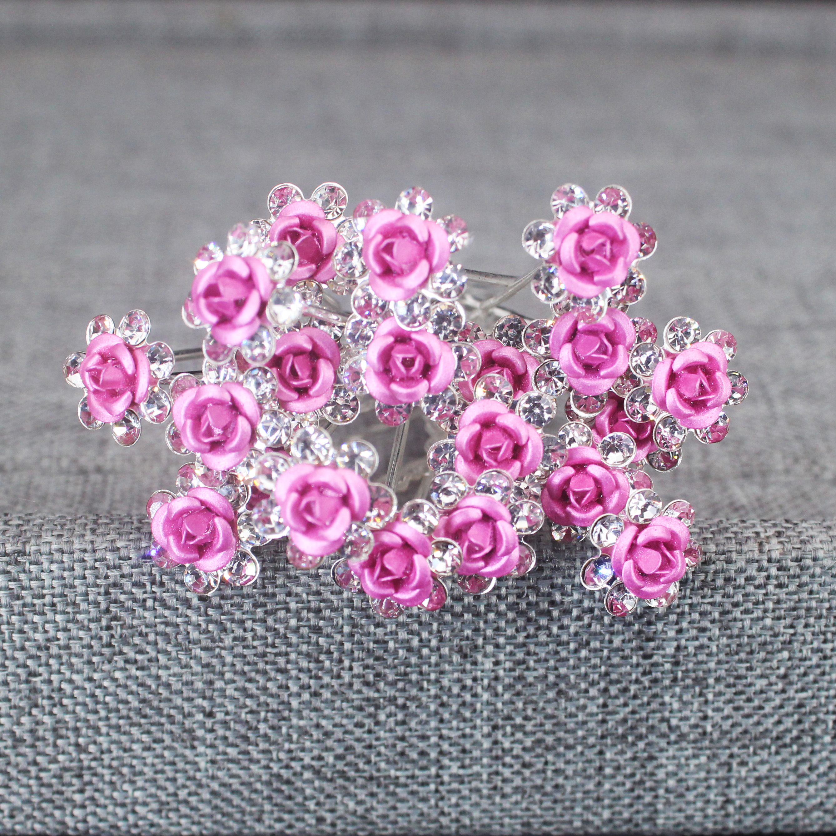 20PCS Rose Flower Rhinestone H - Event Suppliers incelemesi ve fiyatı