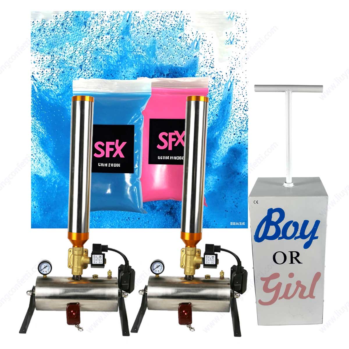 TNT Gender Reveal Electric Can - Confetti Cannon Tube incelemesi ve fiyatı