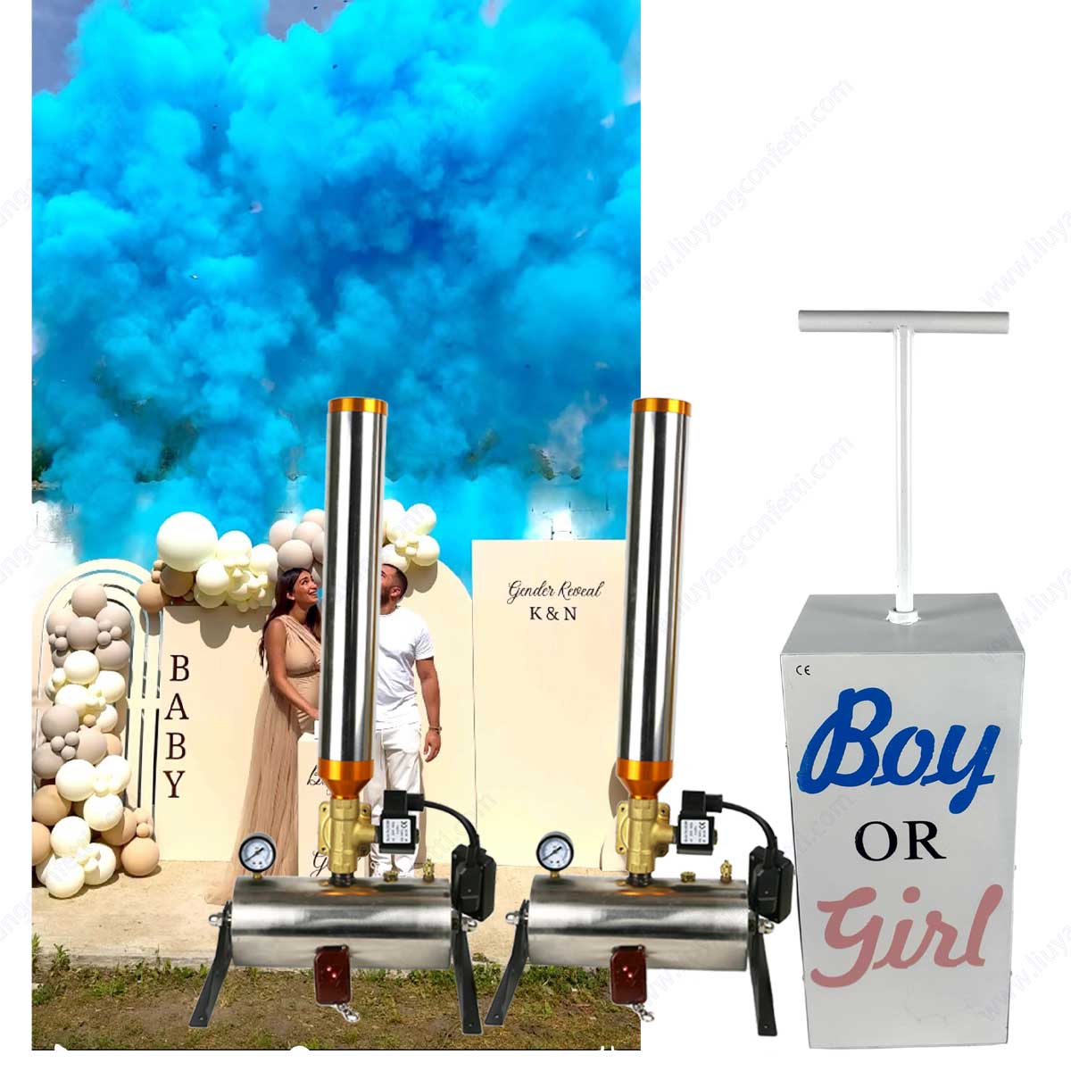TNT Gender Reveal Electric Can - Confetti Cannon Tube incelemesi ve fiyatı