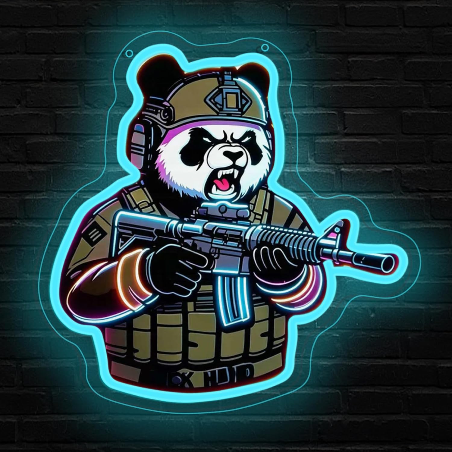 Tactical Panda Neon Sign USB P - Neon Sign Party incelemesi ve fiyatı