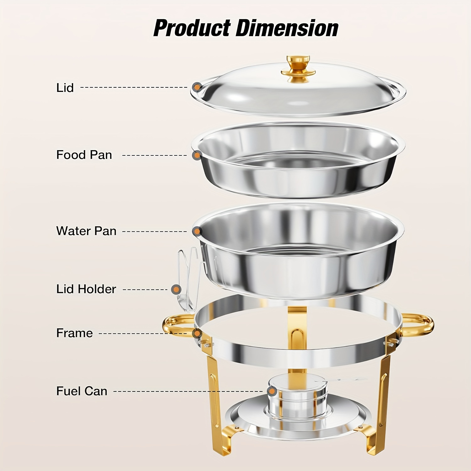 6/9QT Chafing Dishes For Buffe - Event & Party Supply incelemesi ve fiyatı
