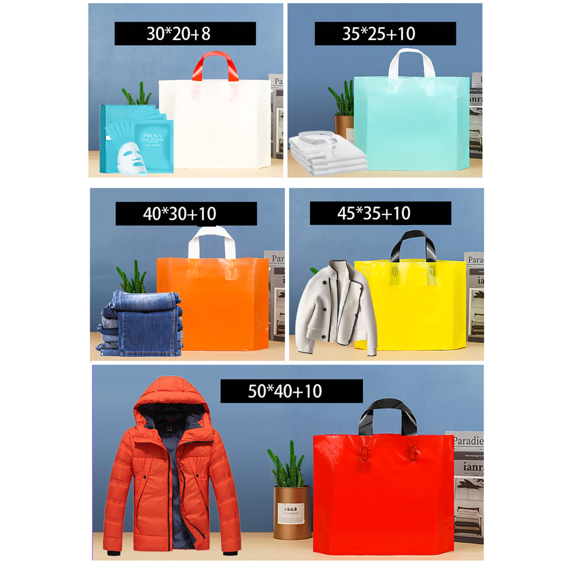 200pcs custom logo Shopping Ba - Event Party Shop incelemesi ve fiyatı